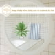 thumbnail image 5 of Alfombra de baño Bamfan de madera de bambú de lujo para ducha, antideslizante, 5 of 8