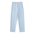 thumbnail image 1 of Pantalones TRAF para mujer, pantalones negros Beige de cintura alta para mujer, ropa de oficina, ropa de calle, pantalones Y2k, pantalones de moda para mujer primavera 2022 Deng Xun unisex, 1 of 2