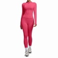 thumbnail image 2 of Uobin Womens Workout Sets 2 Piece Seamless Yoga Jacket Slim Fit Outfits Long Sleeve Zipper with Thumb Holes High Waist Leggings Lifting Gym, 2 of 9