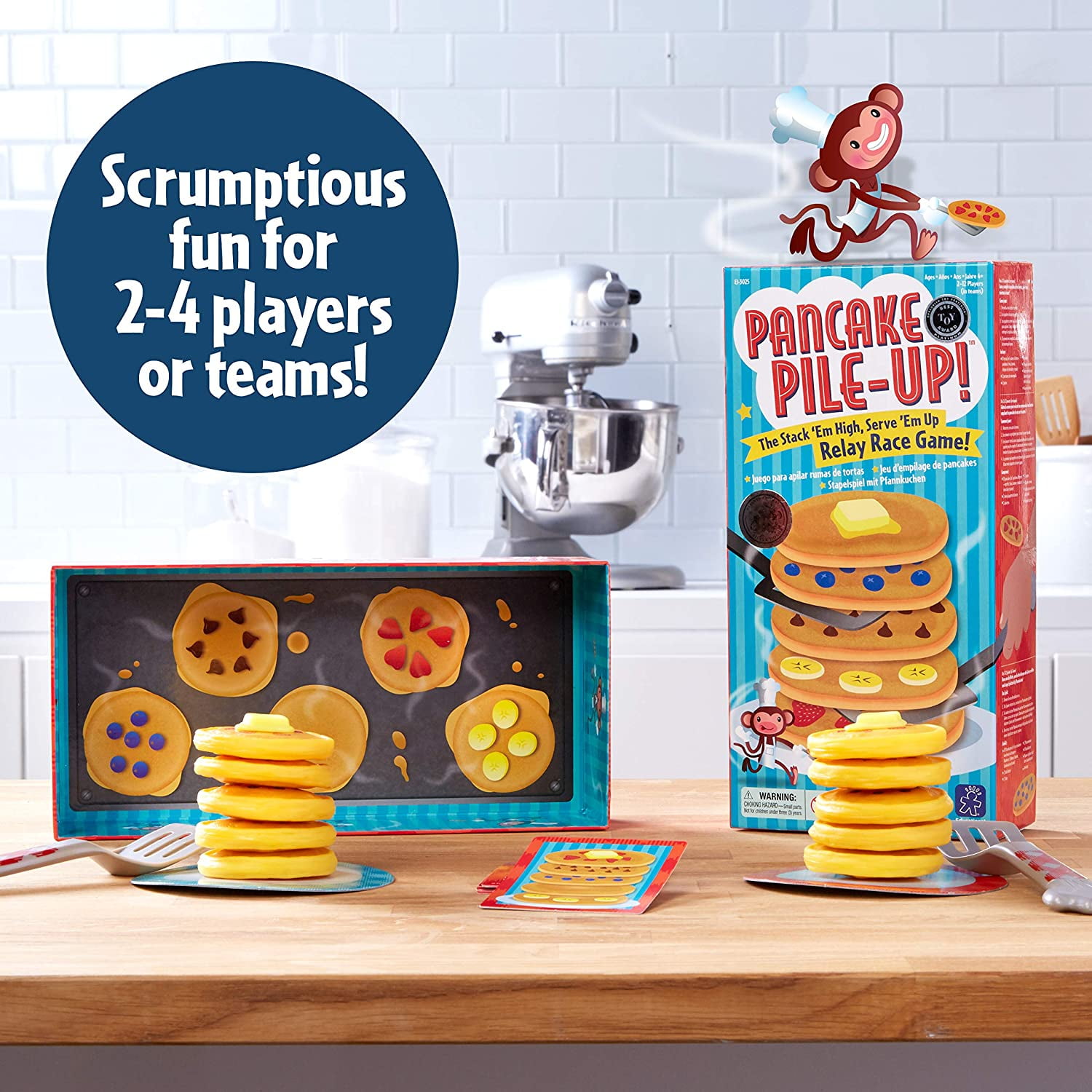 Buy Educational Insights Pancake PileUp! Sequence Relay Preschool Game
