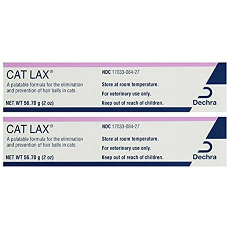 - Dechra Cat Lax Cat Hairball Remedies 2oz (2 Pack)