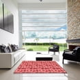 thumbnail image 7 of Ahgly Company Machine Washable Indoor Square Transitional Red Area Rugs, 8' Square, 7 of 7