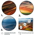 thumbnail image 3 of Designart "Colorful Rainbow landscapes Of Chroma II" Landscapes Floater Framed Wall Art Living Room, 3 of 7