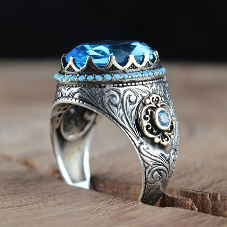 Mens gemstone rings clearance