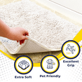 thumbnail image 3 of Muddy Mat® | Super Absorbent Door Mat Indoor, Microfiber Quick Dry Chenille Entryway Rug, Non-Slip Front Door Mat, Indoor Mats for Entryway, Machine Washable Pet Rug, White 30"x19", 3 of 7
