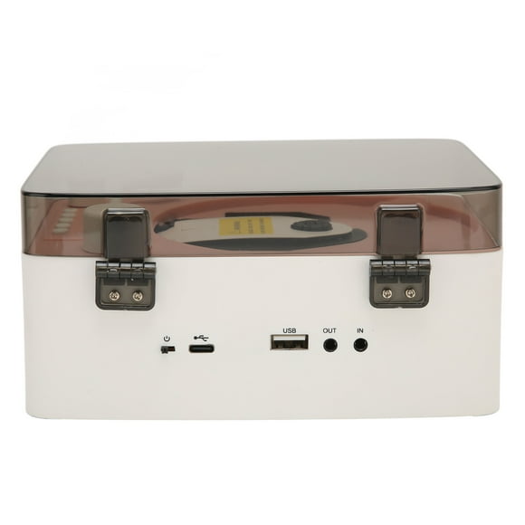 Retro CD Player With HiFi Speaker, Portable Vintage Gramophone Speaker CD Music Player Built In 2400mAh Battery For Travel Home Dining Room