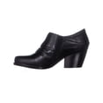 thumbnail image 3 of Womens Baretraps Rafaella Zip Up Ankle Boots, Black, 6 US, 3 of 5