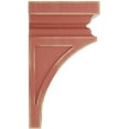 thumbnail image 3 of Ekena Millwork 7"W x 7 3/4"D x 14"H Jumbo Nevio Wood Vintage Decor Corbel, Salvage Red, 3 of 6