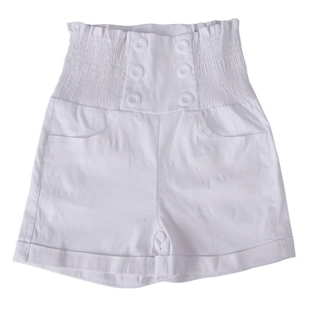 Rubyk womens high waisted sailor shorts with stretch