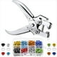 thumbnail image 1 of Kit de Herramientas para Ojales de 3/16 Pulgadas, Juego de Alicates para Ojales, Alicates Perforadores para Ojales, Ojales para Zapatos, Ropa y Bolsos, 1 of 5
