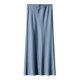 thumbnail image 5 of Vestido largo de satén de color liso con cintura alta y cordón para mujer - Elegante y fluido, ideal para fiestas y ocasiones formales - Tejido de poliéster - Tallas S-XL, 5 of 5