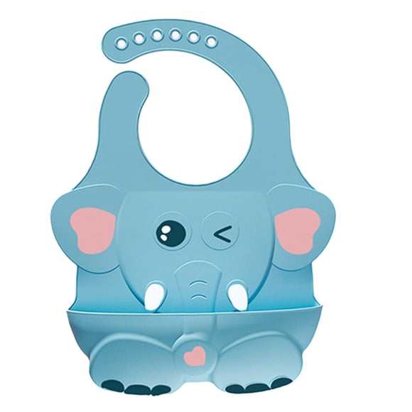 WORGEOUS Babero de silicona para niños, babero de silicona para niños, babero de comedor para bebé, 1 ud.