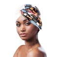 thumbnail image 1 of Womens Fashion Elastic Solid Color Comfortable Cap Beaded Large Cap for Women, 1 of 4