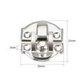 thumbnail image 2 of Uxcell Box Latch, Small Size Silver Tone Hasp Cases Catch w Screws 30Pcs, 2 of 4