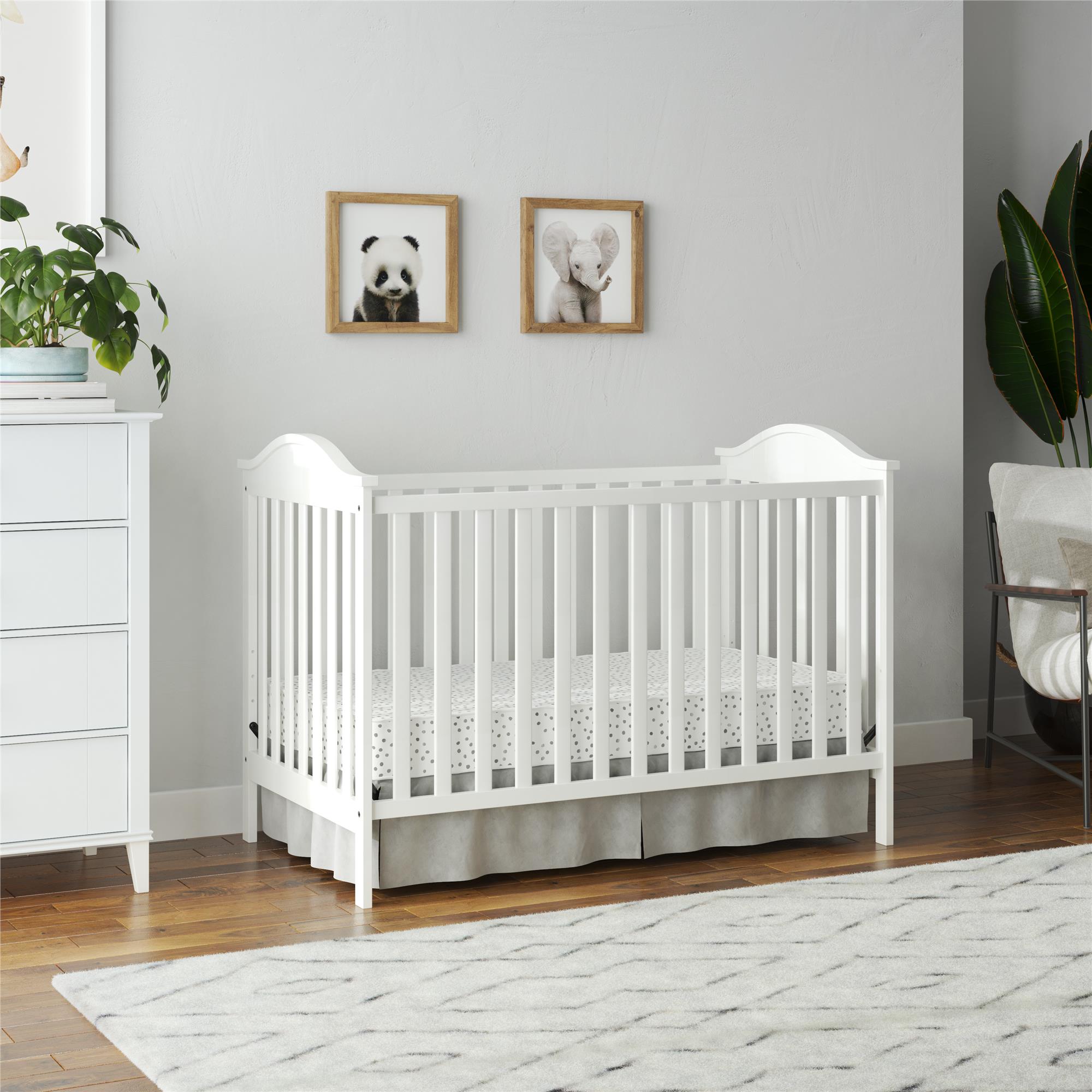 Baby Relax Adele 3-in-1 Convertible Crib, White - image 2 of 13