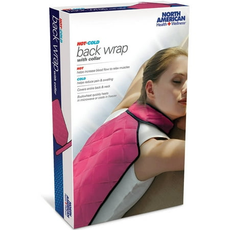 North American Health + Wellness Hot/Cold Back Wrap W/Collar