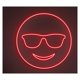 thumbnail image 1 of Letrero De Neón LED Con Gafas Sol Y Cara Sonriente, Emoji Feliz, Decoración Pared Para Habitación Infantil, Dormitorio, Guardería 40cm, 1 of 2