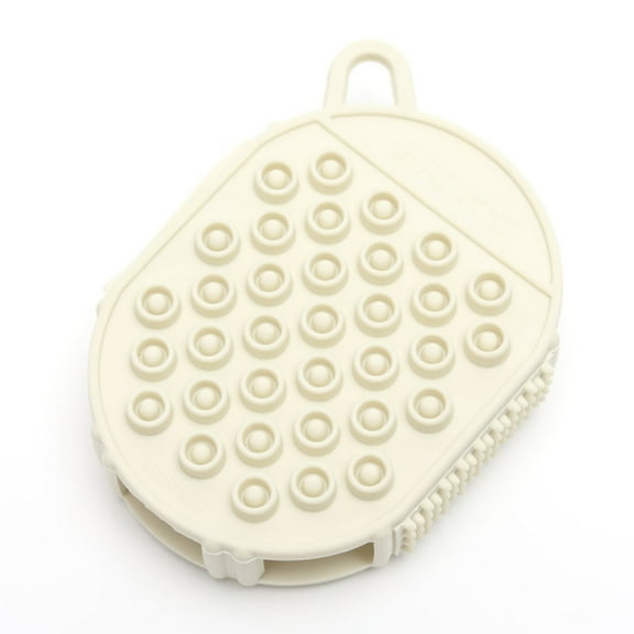 2 In 1 Silicone Loofah Body Exfoliator Scrubber Pro Shower Scrubber For Body
