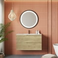 thumbnail image 4 of Ws Bath Collections Menta C100.100 NO Menta 40" Wall Mounted Single Basin Vanity Set -, 4 of 4