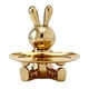 thumbnail image 1 of Bsvklp Bandeja Conejo Galvanoplastia Cerámica Adorno Almacenamiento Llaves Entrada (oro), 1 of 9