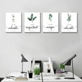thumbnail image 6 of Botanical Plant Wall Art, Light Green Eucalyptus Leaf Picture Canvas Wall Art Minimalist Floral Wall Decor for Bedroom Living Room Bathroom Kitchen, 6 of 6
