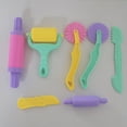 thumbnail image 1 of 7pcs Vibrant Plasticine Mold Cutter Roller Set - Create Colorful Clay Creations with Various Shapes, Animal Face Stick, and Noodle Machine - Perfect for Halloween, Christmas, and Birthday Gift Ideas, 1 of 5