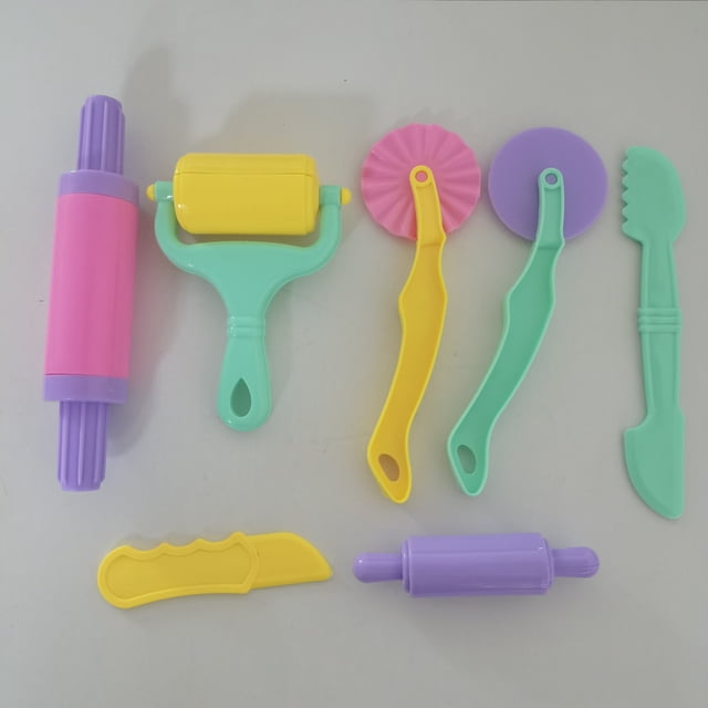 7pcs Vibrant Plasticine Mold Cutter Roller Set - Create Colorful Clay Creations with Various Shapes, Animal Face Stick, and Noodle Machine - Perfect for Halloween, Christmas, and Birthday Gift Ideas