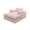 Pink, variant on Vornel Oversized 2-Seater Bean Bag Chaise Lounge Sofa, Wide Corduroy Fabric