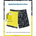 thumbnail image 7 of SURF CUZ Mens Swim Trunks with Compression Liner Quick Dry Swim Shorts 7" Swimming Trunks Stretch Zipper Pockets, 7 of 7