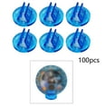 thumbnail image 3 of 100x soportes para tarjetas de juego, soportes para tarjetas de juego DIY, Clip para tarjetas, Bases en miniatura portátiles, soporte para tarjetas de azul, 3 of 7