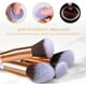 thumbnail image 4 of Juego profesional de brochas de maquillaje QUANZHOUTIANDI 10 brochas bolsa de cosméticos mármol, 4 of 5