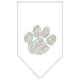 thumbnail image 2 of Christmas Pet and Dog Bandana Rhinestone, "Christmas Paw", 2 of 10