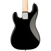 The Squier Mini Precision Bass Fretted 4-String Solid Body Bass Guitars Black