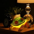thumbnail image 4 of Lámpara de mesa de resina PATKAW con forma de tortuga, luz de noche, estatua de resina teñida, decoración, 4 of 5