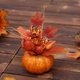 thumbnail image 4 of Calabaza artificial de cosecha de otoño de Halloween con centros de mesa de girasol falsos, 4 of 8
