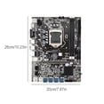 thumbnail image 4 of Inteprter 1 Juego de placa base B75, accesorios de modificación profesional, dispositivo de minería con CPU G530, Cable SATA, compatible con un máximo Juegos de teclado y mouse para computadora, 4 of 6