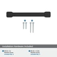 thumbnail image 4 of Amerock Faraday 5-1/16 inch (128mm) Center-to-Center Matte Black Cabinet Pull, 4 of 6