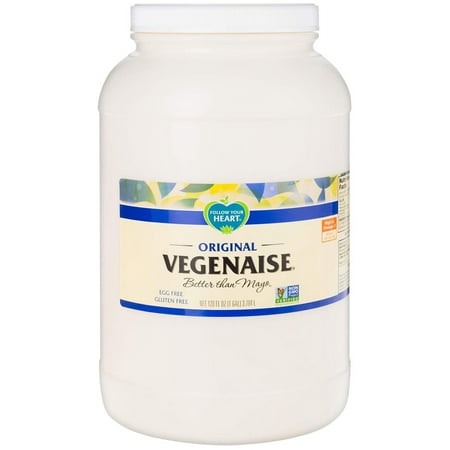Egg , Non-GMO, Original Vegenaise Vegan Mayo (1 Gallon Pack of 4)