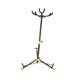 thumbnail image 2 of Soporte de guitarra cabezas Soporte de estante en pie de hierro Soporte de piso acústico de hierro Ukulele Stand for Music Instrument Bajo cabeza de goma amarilla, 2 of 8