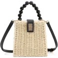thumbnail image 1 of Womens Handwoven Straw Shoulder Bag Summer Beach Handles Handbag(Beige), 1 of 4