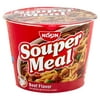 Nissin Souper Meal Beef Flavor Ramen Noodle Soup, 4.3 oz