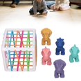 thumbnail image 4 of Juguete de cubo de clasificación sensorial banda elástica con forma de bebé juguete de clasificación práctica para jugar en casa Higoodz Otros, 4 of 8