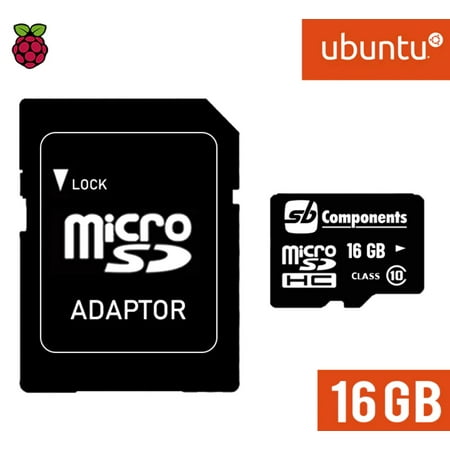 Image of Ubuntu pre-loaded MicroSD Card