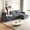 Grey, variant on Corduroy Sofa + Thick Seat Cushion - Evening Relaxation + Full - body Comfort