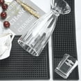 thumbnail image 2 of HLGDYJ Black Bar Mat Rubber Bar Service Spill Mat Rubber Bar Mat Bar Runner Glass Drip Tray Beer Drink Rail Bars Service Mat, 2 of 14