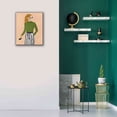 thumbnail image 6 of Epic Graffiti 'Green Mockneck' by Megan Galante, Giclee Canvas Wall Art, 20"x24", 6 of 8