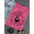 thumbnail image 3 of Raise Feminists Not Fascists T-shirt Color Women's, 3 of 3