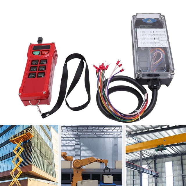 Control Remoto De Grúa De Polipasto, Control Remoto De Grúa Transmisor Y Receptor De 8 Teclas Para Transportador CNC Maquinaria De Minería De Carbón