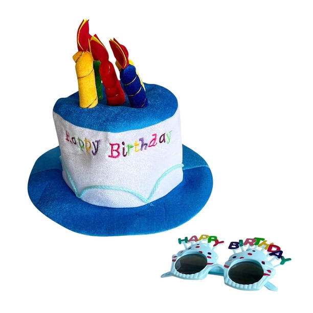 Oferta por tiempo limitado!Sombrero de pastel de cumpleaños, sombrero de fiesta de rendimiento, decoración, disfraces, maquillaje, artículos de baile, fiesta de cumpleaños, sombrero de cumpleaños par