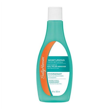 Sally Hansen Nail Polish Remover, Moisturizing, 8 Oz, 2 Pack